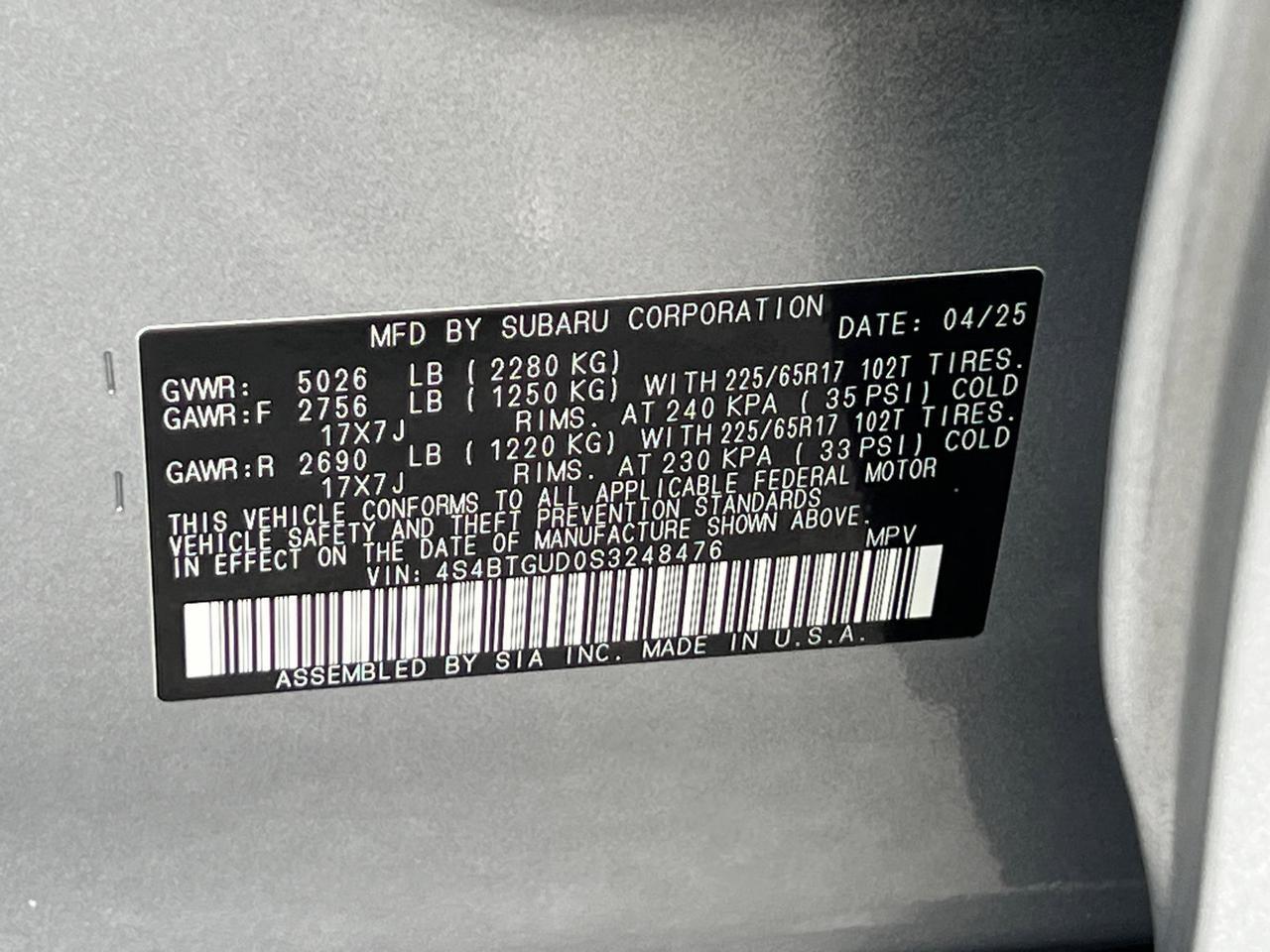 2025 Subaru Outback Wilderness Hagerstown MD