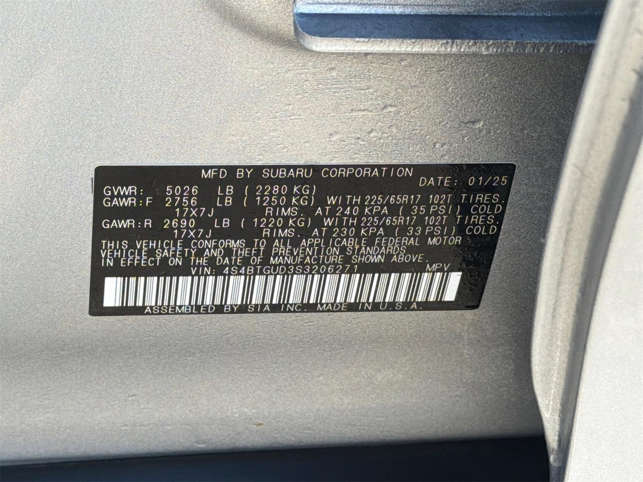 2025 Subaru Outback Wilderness Hagerstown MD