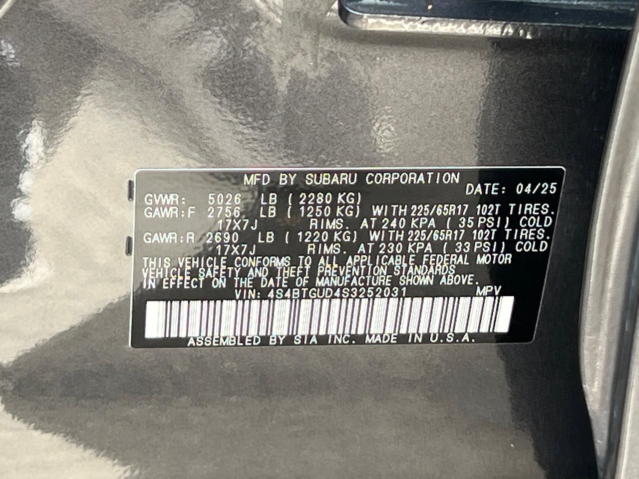 2025 Subaru Outback Wilderness Hagerstown MD