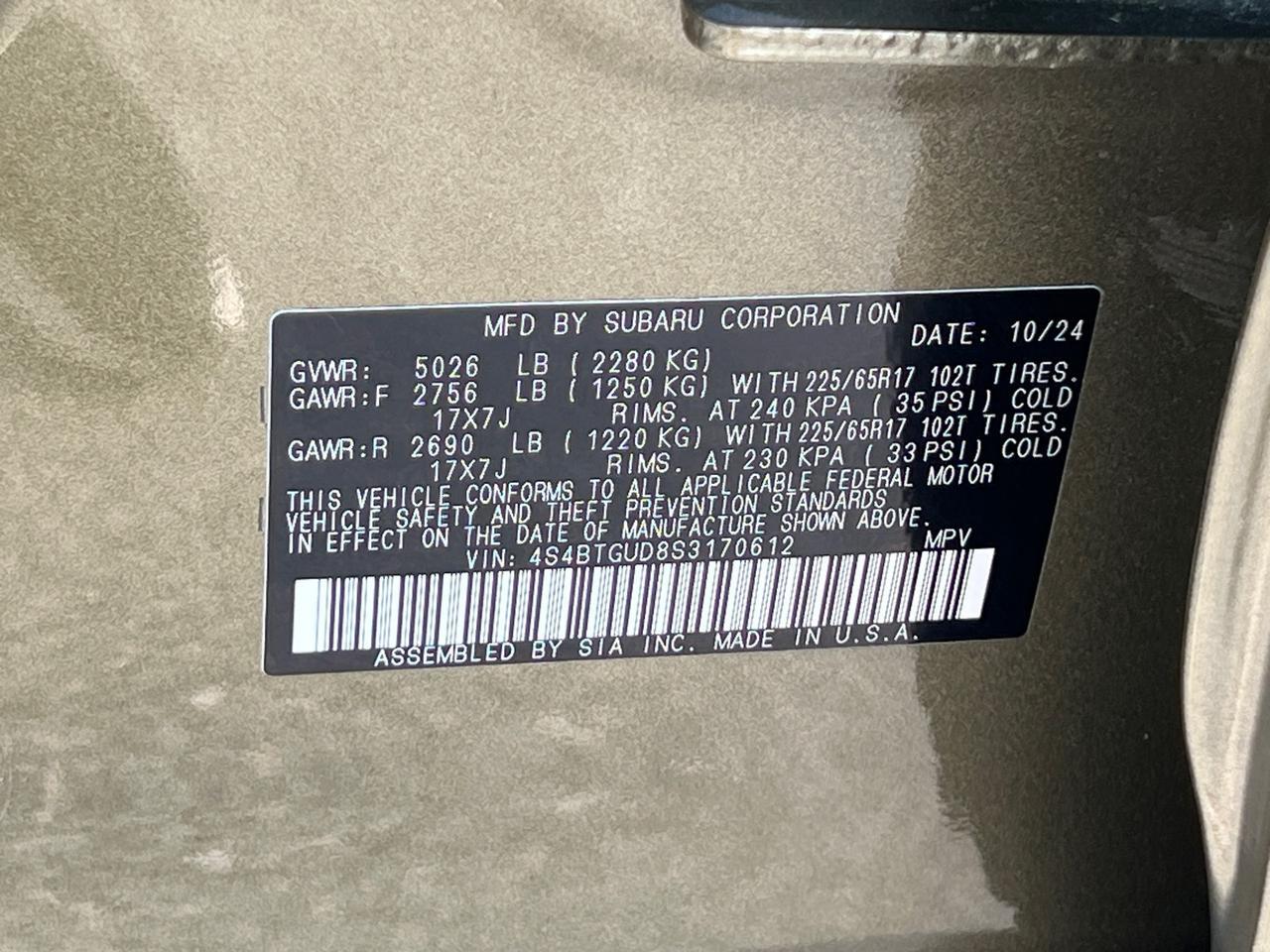 2025 Subaru Outback Wilderness Hagerstown MD