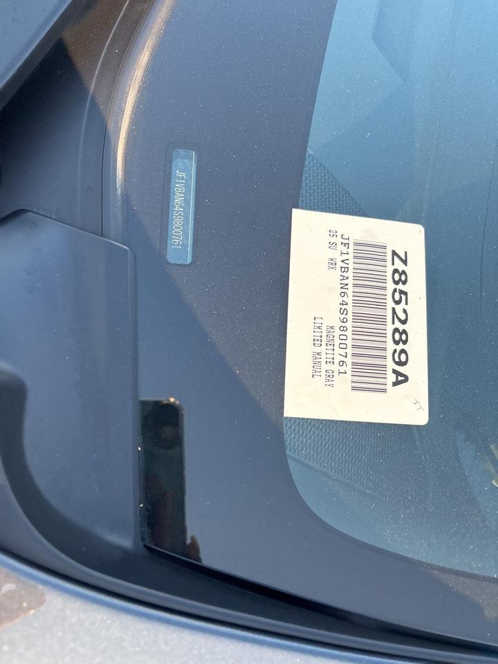 2025 Subaru WRX Limited Hagerstown MD
