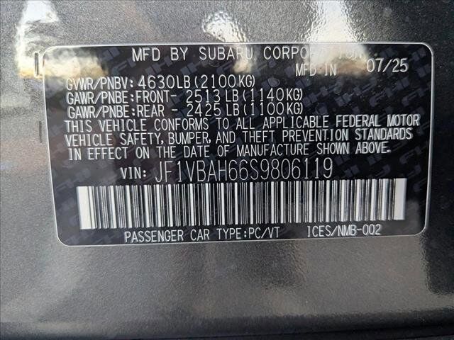 2025 Subaru WRX Premium Roseville CA