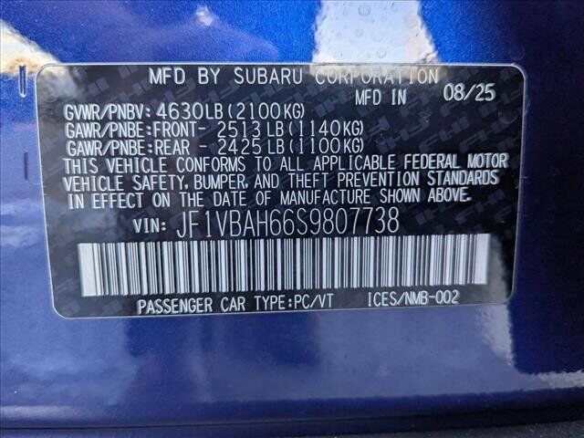 2025 Subaru WRX Premium Roseville CA