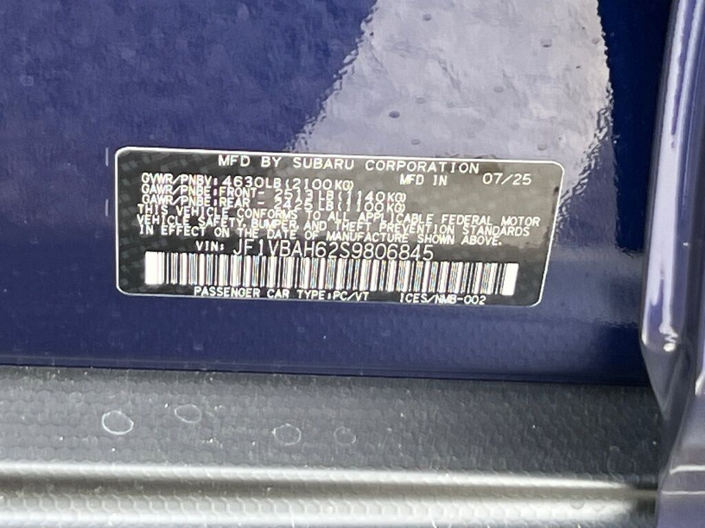2025 Subaru WRX Premium Hagerstown MD