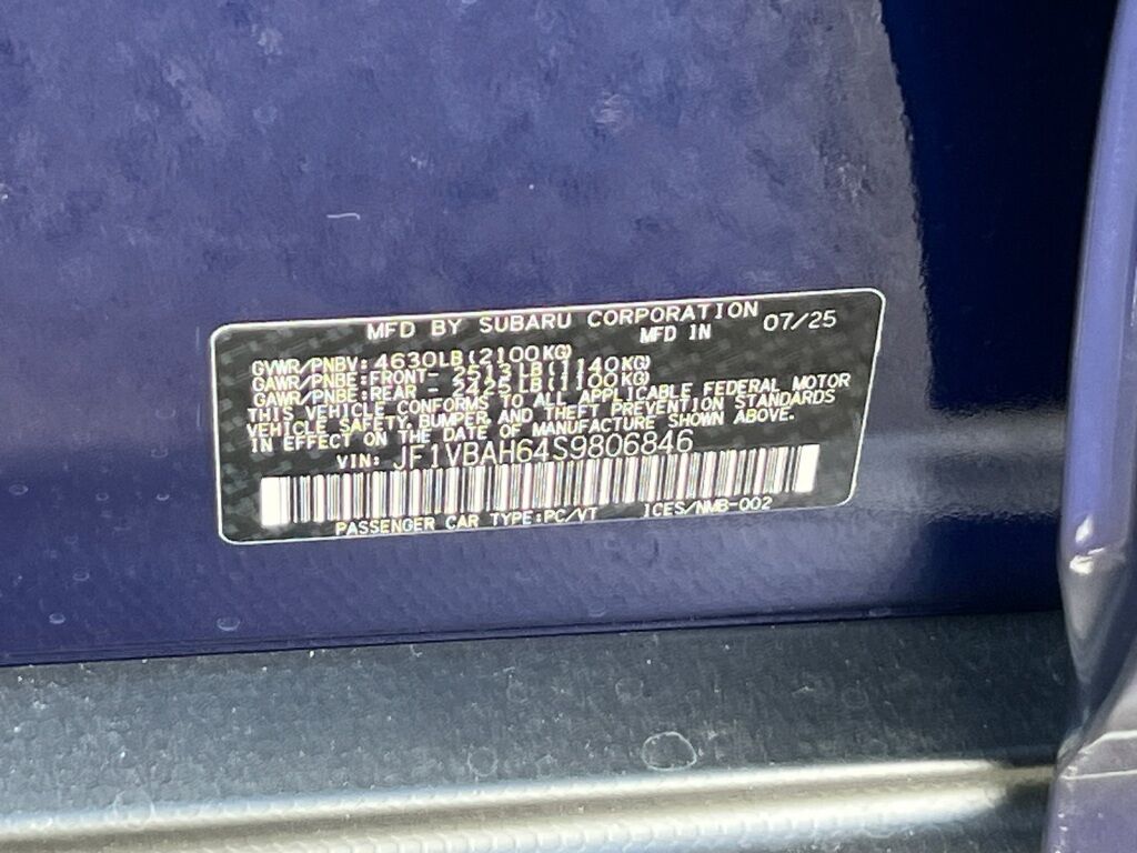 2025 Subaru WRX Premium Hagerstown MD