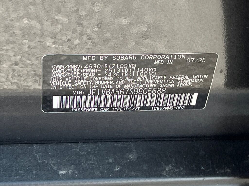 2025 Subaru WRX Premium Hagerstown MD