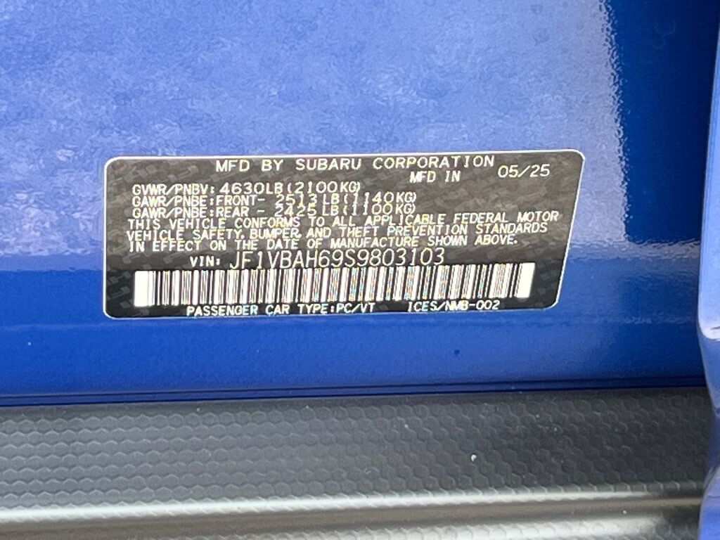 2025 Subaru WRX Premium Hagerstown MD