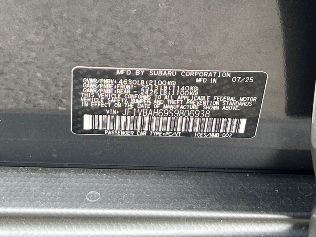 2025 Subaru WRX Premium Hagerstown MD