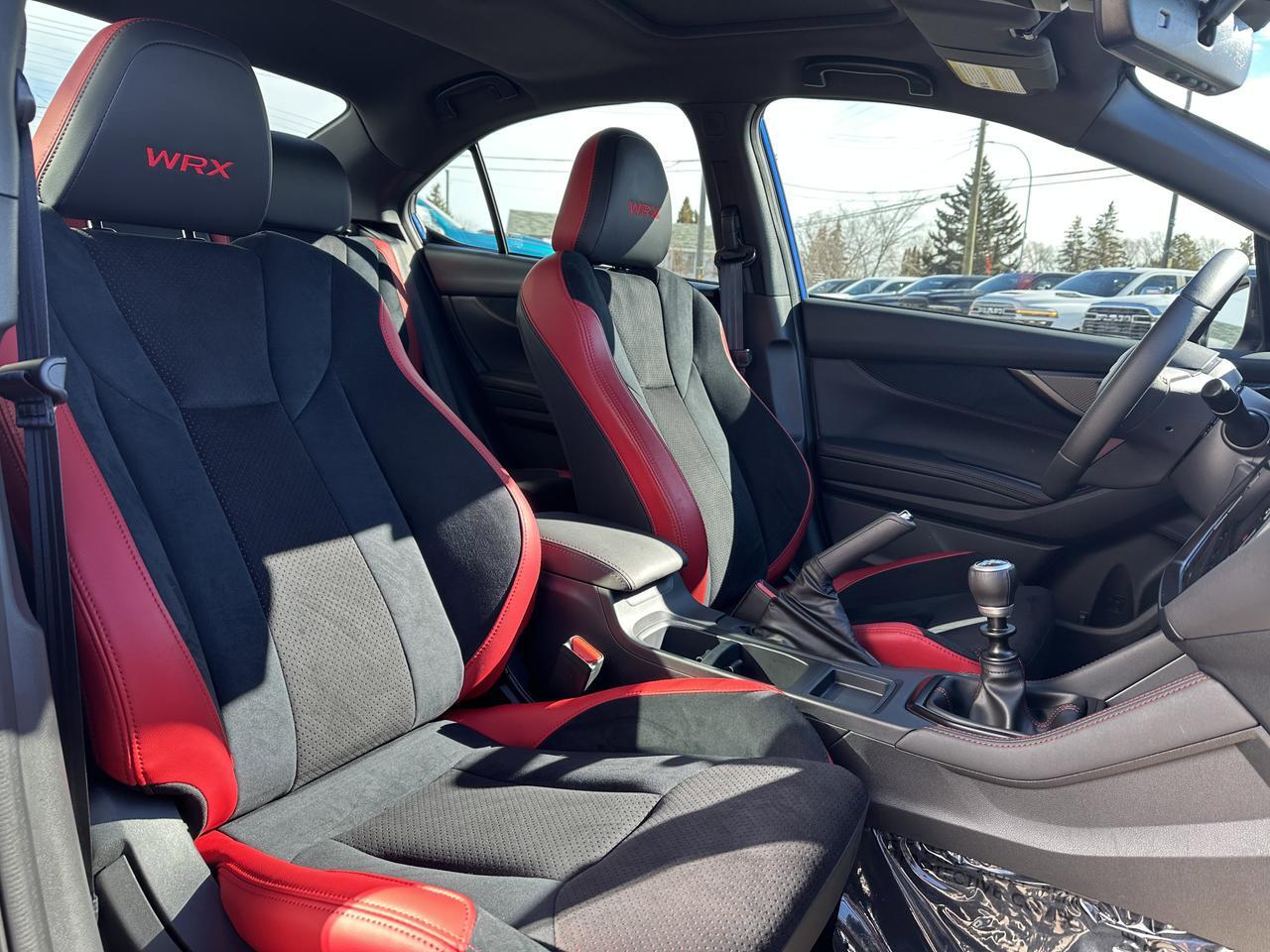 2025 Subaru WRX Sport-tech AWD | Manual | Low KMs | NAV | Sunroof | Harman Kardon | Heated Seats | Touchscreen Redwater AB