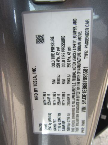 2025 Tesla Model 3 Long Range All-Wheel Drive Plano TX