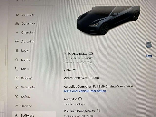 2025 Tesla Model 3 Long Range Dallas TX