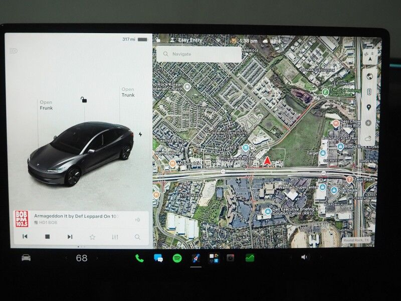2025 Tesla Model 3 Long Range RWD *TRAFFIC AWARE CRUISE CONTROL, NAVIGATION, SAFETY ALERTS, SURROUND VIEW CAMERAS, PANORAMA GLASS ROOF, CLIMATE SEATS, HEATED STEERING, WIRELESS CHARGING Round Rock TX