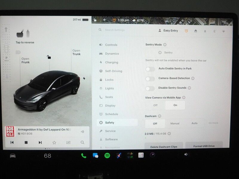 2025 Tesla Model 3 Long Range RWD *TRAFFIC AWARE CRUISE CONTROL, NAVIGATION, SAFETY ALERTS, SURROUND VIEW CAMERAS, PANORAMA GLASS ROOF, CLIMATE SEATS, HEATED STEERING, WIRELESS CHARGING Round Rock TX