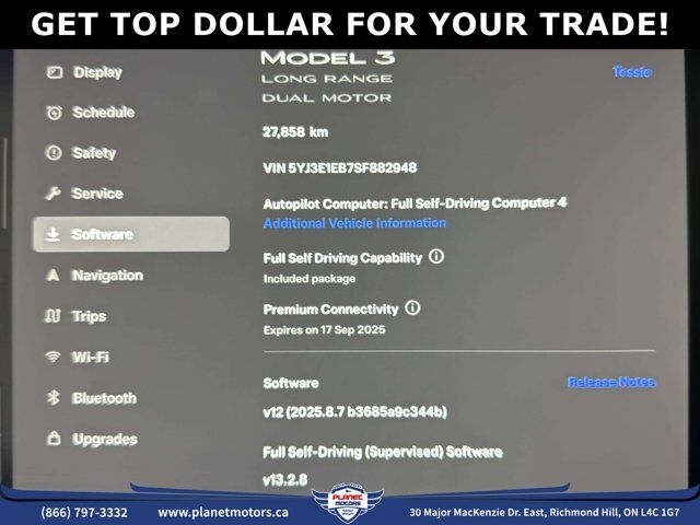 2025 Tesla Model 3 Long Range Richmond Hill ON