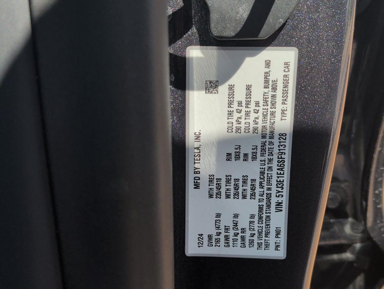 2025 Tesla Model 3 Long Range San Juan TX