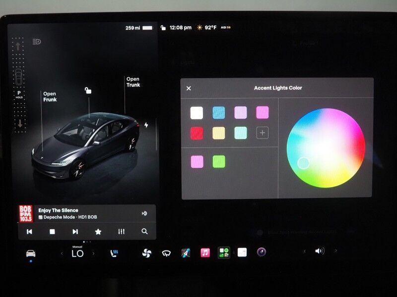 2025 Tesla Model 3 Performance AWD *TRAFFIC AWARE CRUISE CONTROL, NAVIGATION, SAFETY ALERTS, SURROUND VIEW CAMERAS, PANORAMA GLASS ROOF, CLIMATE SEATS, HEATED STEERING, 20 INCH WARP FORGED WHEELS, WIRELESS CHARGING Round Rock TX