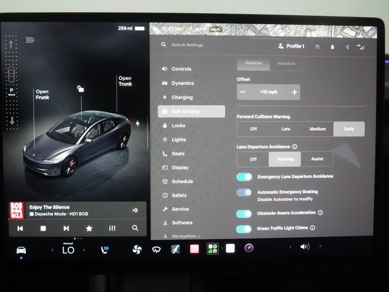 2025 Tesla Model 3 Performance AWD *TRAFFIC AWARE CRUISE CONTROL, NAVIGATION, SAFETY ALERTS, SURROUND VIEW CAMERAS, PANORAMA GLASS ROOF, CLIMATE SEATS, HEATED STEERING, 20 INCH WARP FORGED WHEELS, WIRELESS CHARGING Round Rock TX