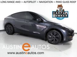 2025_Tesla_Model Y Long Range AWD_*AUTOPILOT, NAVIGATION, SAFETY ALERTS, ADAPTIVE CRUISE, SURROUND VIEW CAMERAS, PANORAMA GLASS ROOF, HEATED SEATS/STEERING WHEEL, BLUETOOTH, WIRELESS CHARGING_ Round Rock TX