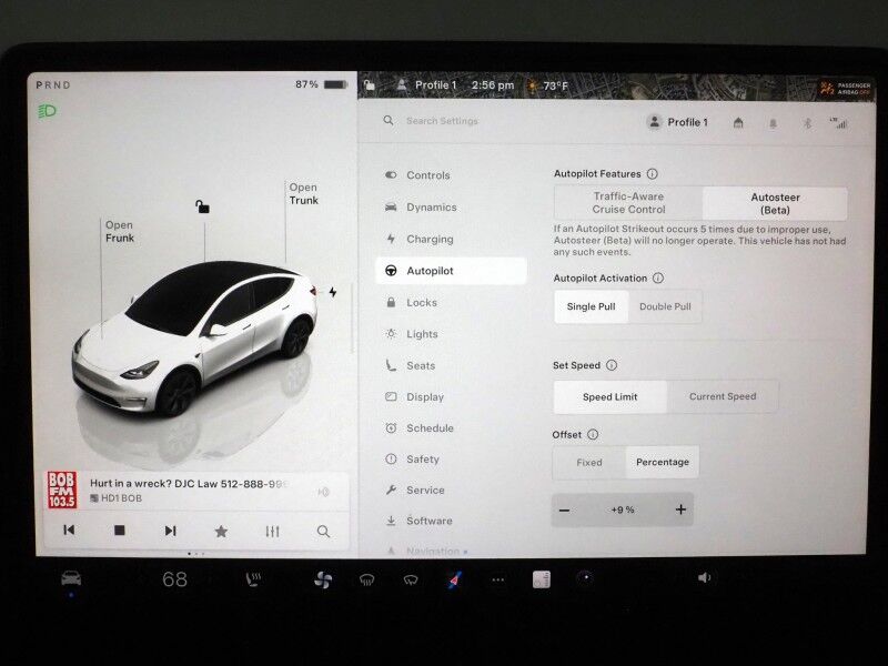 2025 Tesla Model Y Long Range AWD *AUTOPILOT, NAVIGATION, SAFETY ALERTS, ADAPTIVE CRUISE, SURROUND VIEW CAMERAS, PANORAMA GLASS ROOF, HEATED SEATS/STEERING WHEEL, WIRELESS CHARGING Round Rock TX