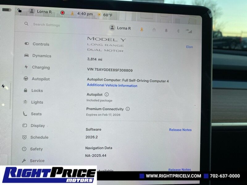 2025 Tesla Model Y Long Range Las Vegas NV