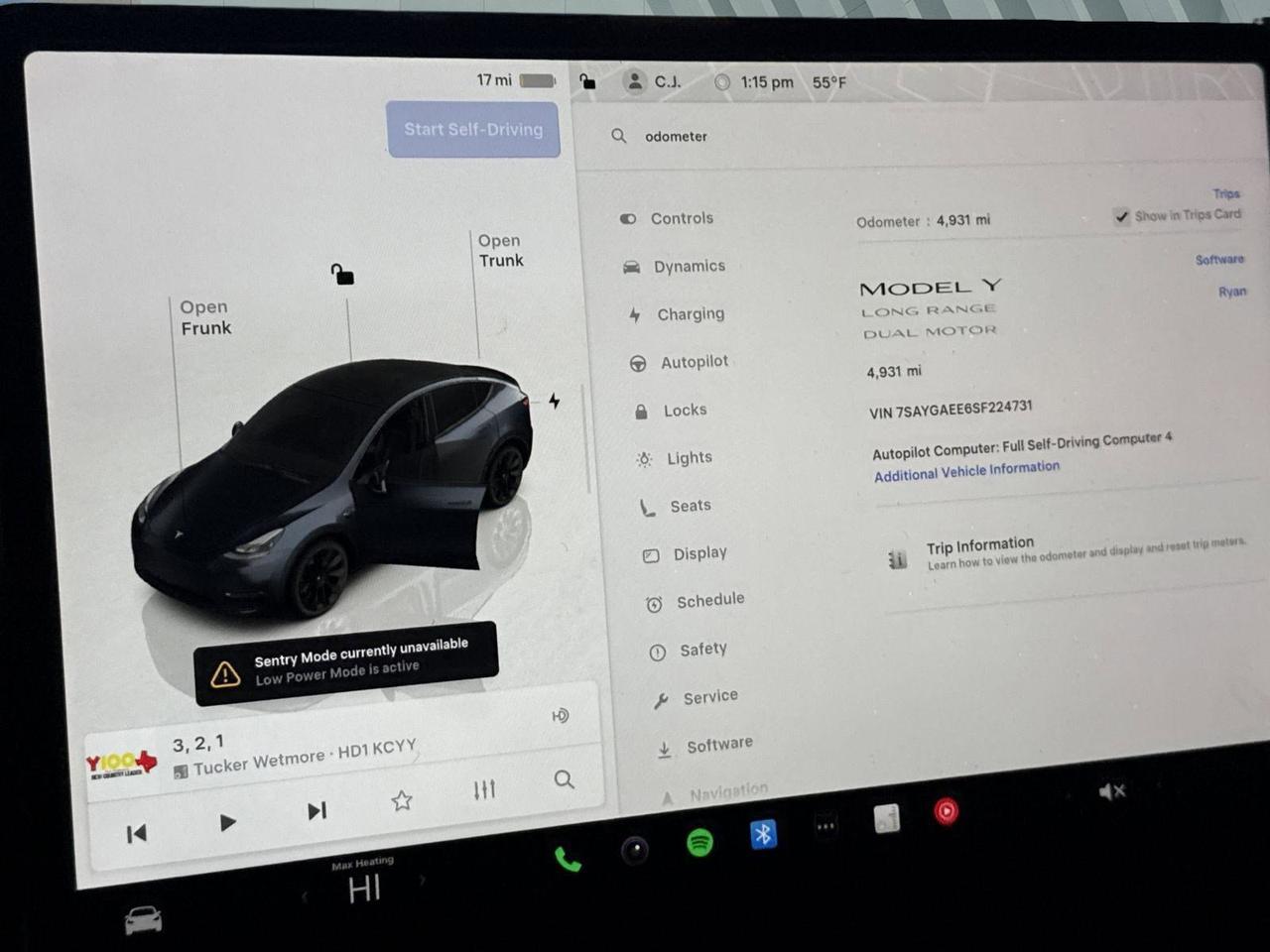 2025 Tesla Model Y Long Range San Antonio TX