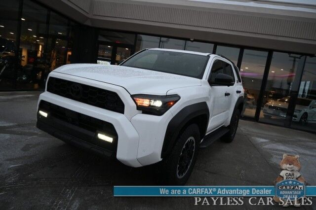 2025 Toyota 4Runner TRD Off Road Premium / 4X4 / Auto Start / Heated & Cooled Leather Seats / Heated Steering / Sunroof / JBL Speakers / Adaptive Cruise / Lane Depart & Blind Spot / Apple CarPlay & Android Auto / Tow Pkg / 1-Owner Wasilla AK