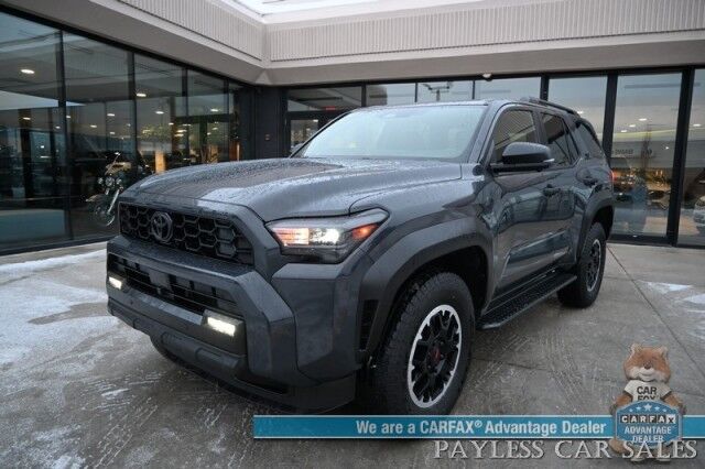 2025 Toyota 4Runner TRD Off Road Premium / 4X4 / Auto Start / Heated & Cooled Leather Seats / Heated Steering / Sunroof / JBL Speakers / Adaptive Cruise / Lane Depart & Blind Spot / Apple CarPlay & Android Auto / Tow Pkg / 1-Owner Anchorage AK 2025 Toyota 4Runner TRD Off Road Premium / 4X4 / Auto Start / Heated & Cooled Leather Seats / Heated Steering / Sunroof / JBL Speakers / Adaptive Cruise / Lane Depart & Blind Spot / Apple CarPlay & Android Auto / Tow Pkg / 1-Owner Anchorage AK