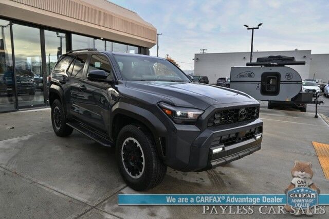 2025 Toyota 4Runner TRD Off Road Premium / 4X4 / Auto Start / Heated & Cooled Leather Seats / Heated Steering / Sunroof / JBL Speakers / Adaptive Cruise / Lane Depart & Blind Spot / Apple CarPlay & Android Auto / Tow Pkg / 1-Owner Anchorage AK