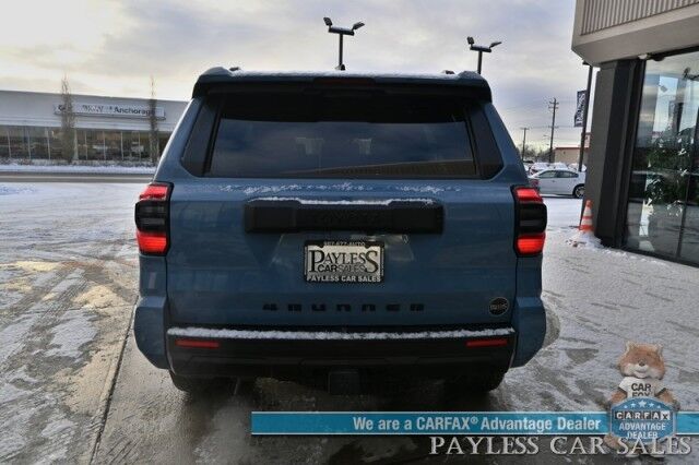 2025 Toyota 4Runner TRD Off Road Premium / 4X4 / Auto Start / Heated & Cooled Leather Seats / Heated Steering Wheel / Navigation / Sunroof / JBL Speakers / 360 Camera / Adaptive Cruise / Lane Depart & Blind Spot / Tow Pkg / 1-Owner Anchorage AK 2025 Toyota 4Runner TRD Off Road Premium / 4X4 / Auto Start / Heated & Cooled Leather Seats / Heated Steering Wheel / Navigation / Sunroof / JBL Speakers / 360 Camera / Adaptive Cruise / Lane Depart & Blind Spot / Tow Pkg / 1-Owner Anchorage AK