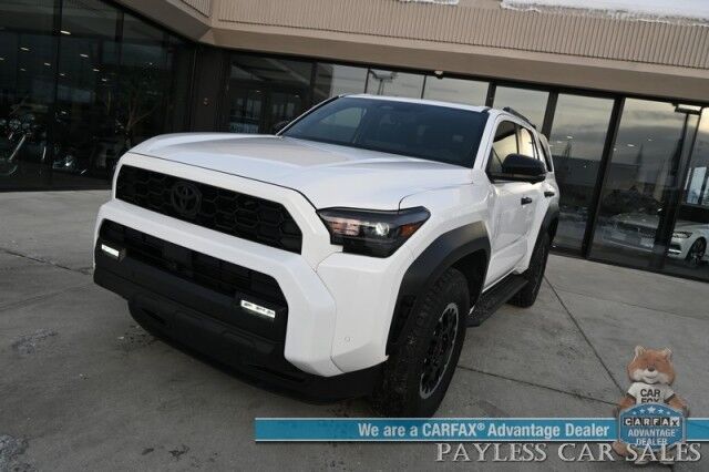2025 Toyota 4Runner TRD Off Road Premium / 4X4 / Auto Start / Heated & Cooled Leather Seats / Heated Steering Wheel / Navigation / Sunroof / JBL Speakers / 360 Camera / Adaptive Cruise / Lane Depart & Blind Spot / Tow Pkg / 1-Owner Anchorage AK