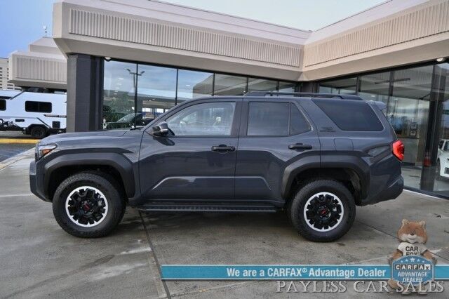 2025 Toyota 4Runner TRD Off Road Premium / 4X4 / Heated & Cooled Leather Seats / Heated Steering Wheel / Sunroof / JBL Speakers / Adaptive Cruise / Lane Depart & Blind Spot / Apple CarPlay & Android Auto / Tow Pkg / 1-Owner Anchorage AK 2025 Toyota 4Runner TRD Off Road Premium / 4X4 / Heated & Cooled Leather Seats / Heated Steering Wheel / Sunroof / JBL Speakers / Adaptive Cruise / Lane Depart & Blind Spot / Apple CarPlay & Android Auto / Tow Pkg / 1-Owner Anchorage AK