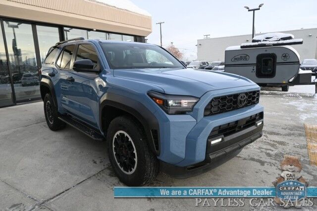 2025 Toyota 4Runner TRD Off Road Premium / 4X4 / Heated & Cooled Leather Seats / Heated Steering Wheel / Sunroof / JBL Speakers / Adaptive Cruise / Lane Depart & Blind Spot / Apple CarPlay & Android Auto / Tow Pkg / 1-Owner Anchorage AK