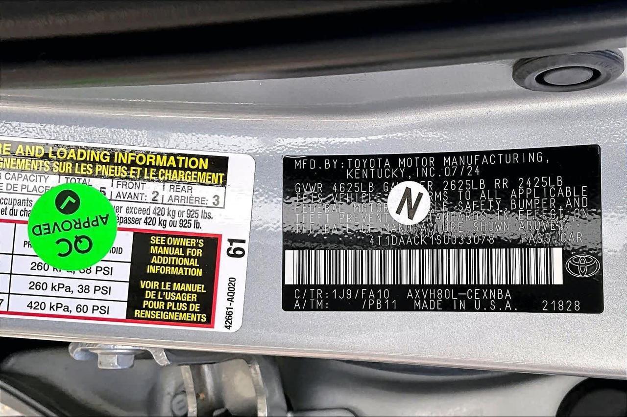 2025 Toyota Camry LE Folsom CA