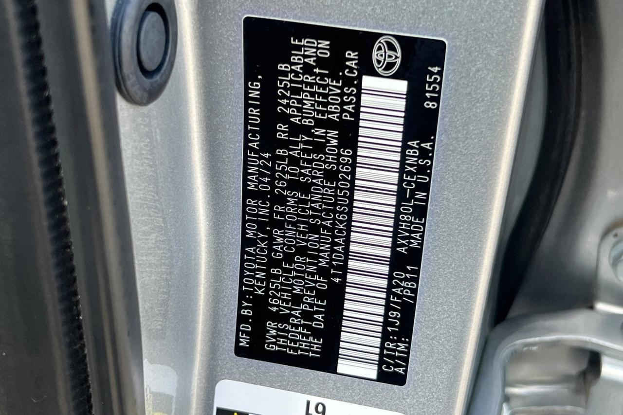 2025 Toyota Camry LE Roseville CA
