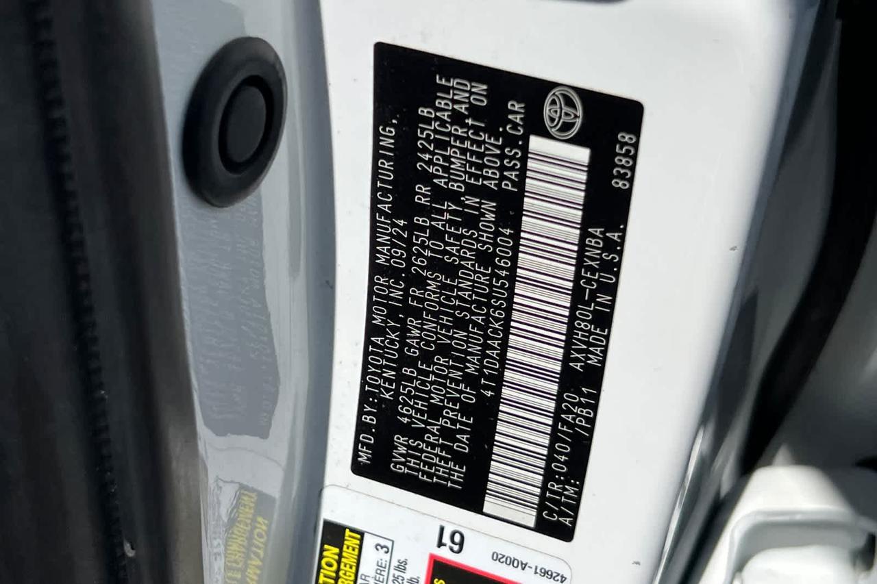 2025 Toyota Camry LE Roseville CA