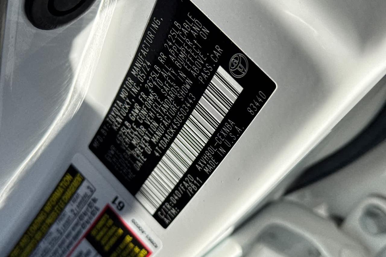 2025 Toyota Camry LE Roseville CA