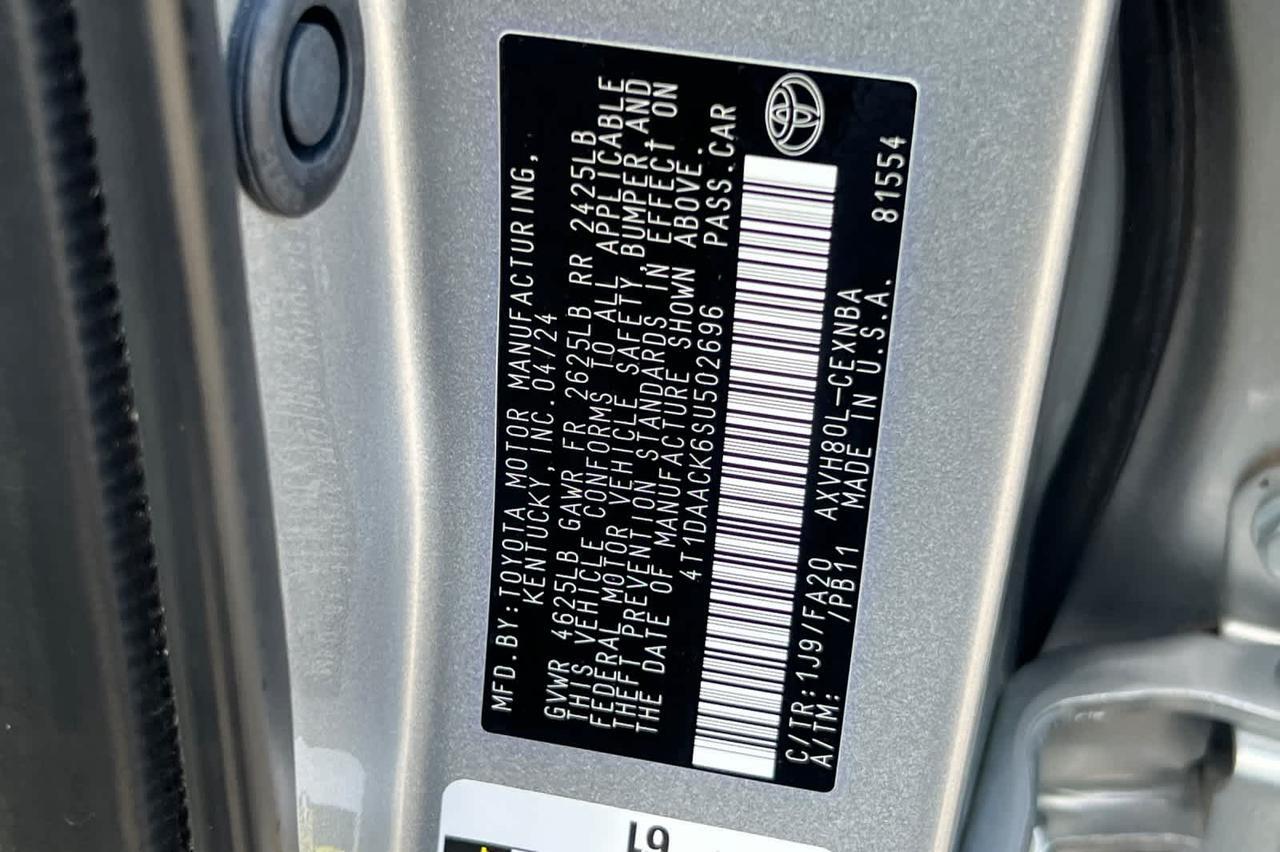 2025 Toyota Camry LE Roseville CA