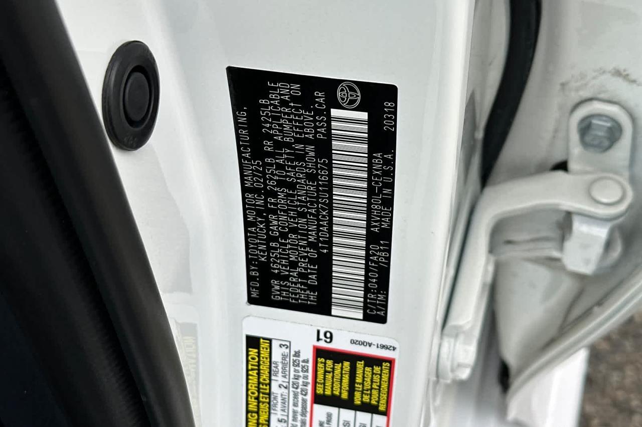 2025 Toyota Camry LE Roseville CA