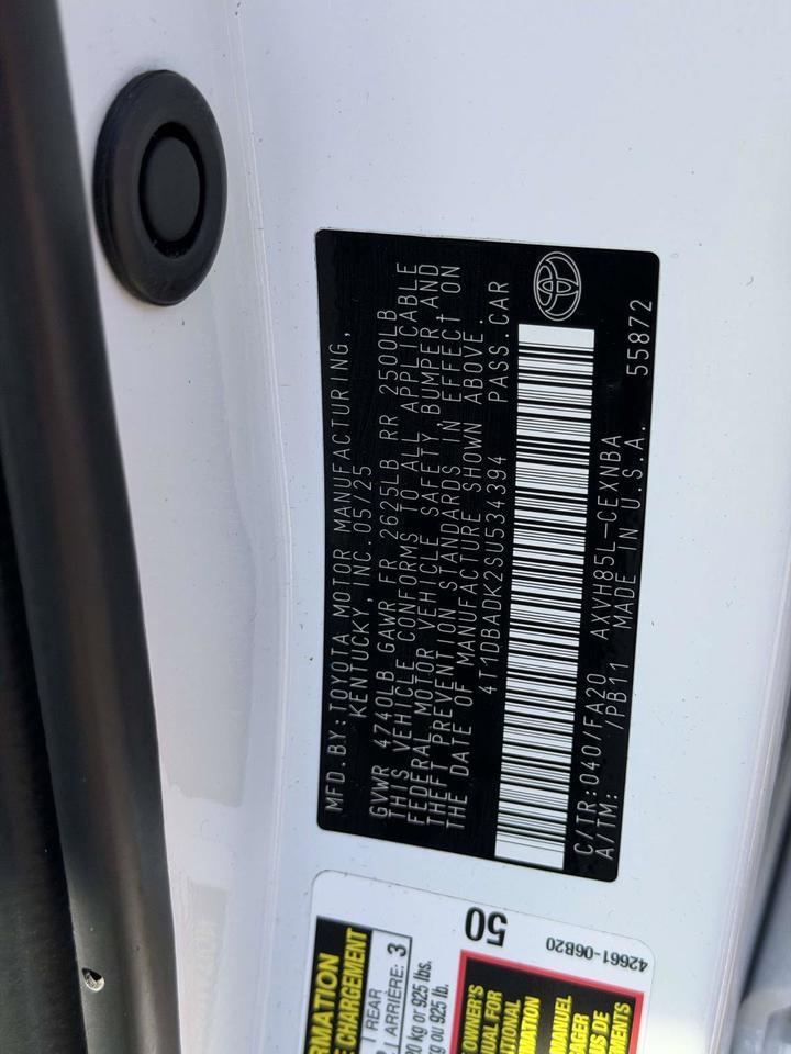 2025 Toyota Camry LE San Clemente CA