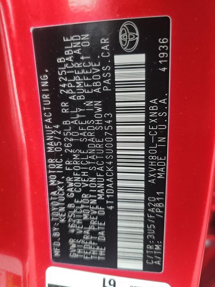 2025 Toyota Camry LE Stafford VA