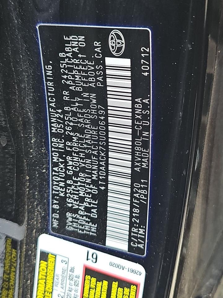 2025 Toyota Camry LE Stafford VA