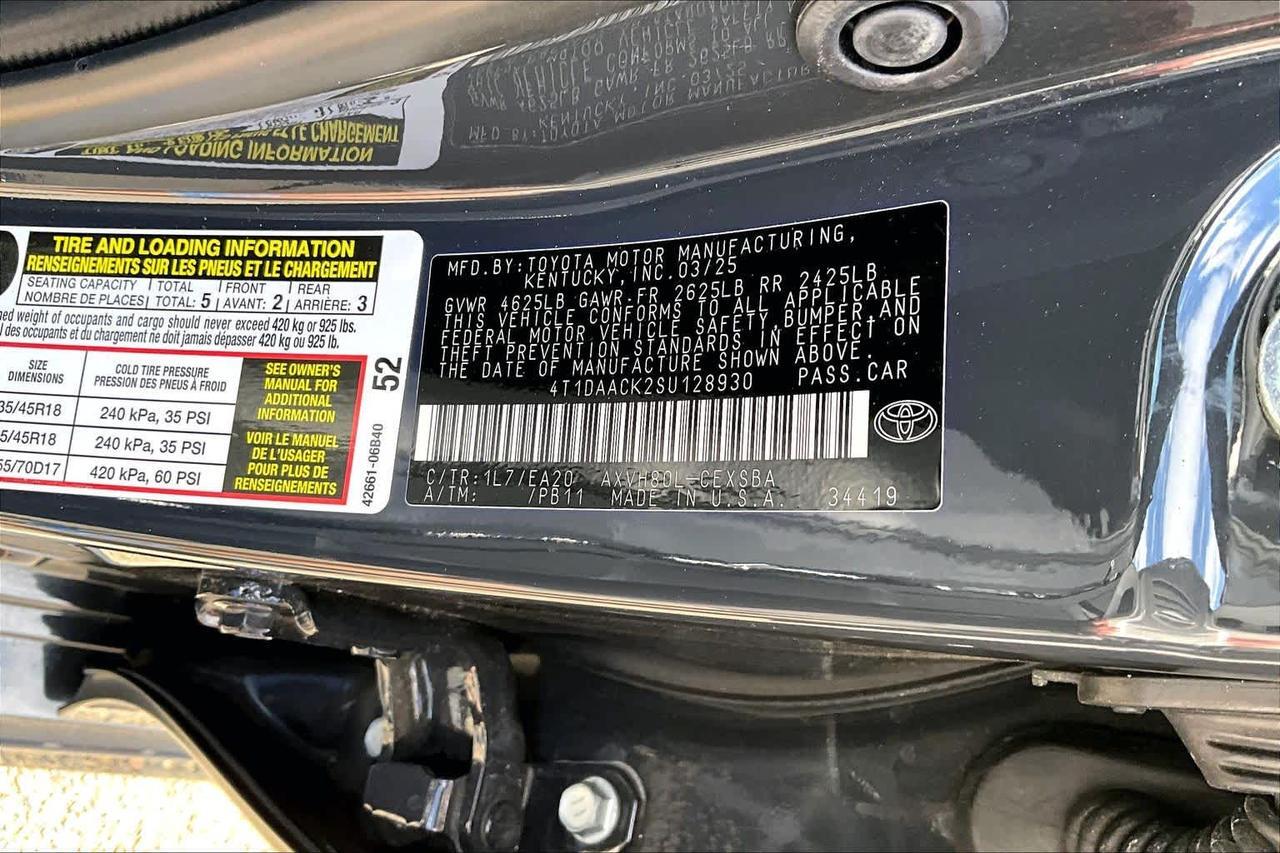 2025 Toyota Camry SE Folsom CA