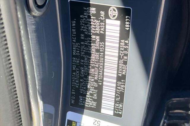 2025 Toyota Camry SE Roseville CA