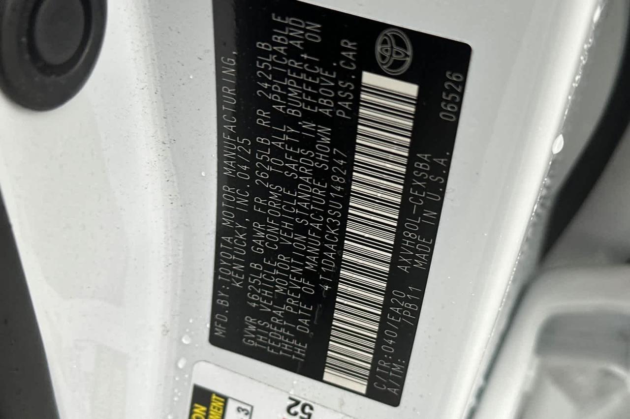 2025 Toyota Camry SE Roseville CA