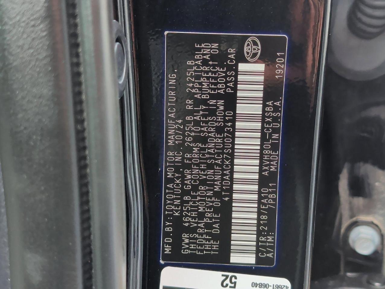 2025 Toyota Camry SE San Juan TX