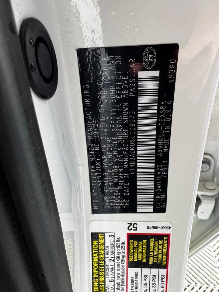 2025 Toyota Camry SE Fredericksburg VA