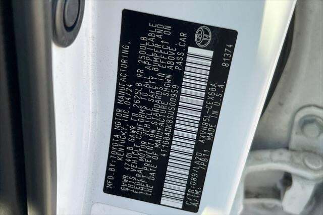 2025 Toyota Camry XLE Roseville CA