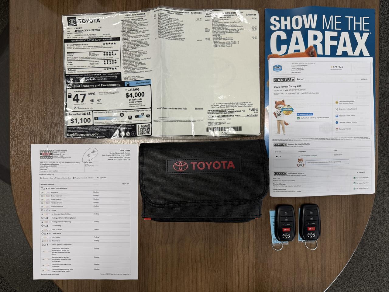 2025 Toyota Camry XSE Knoxville TN