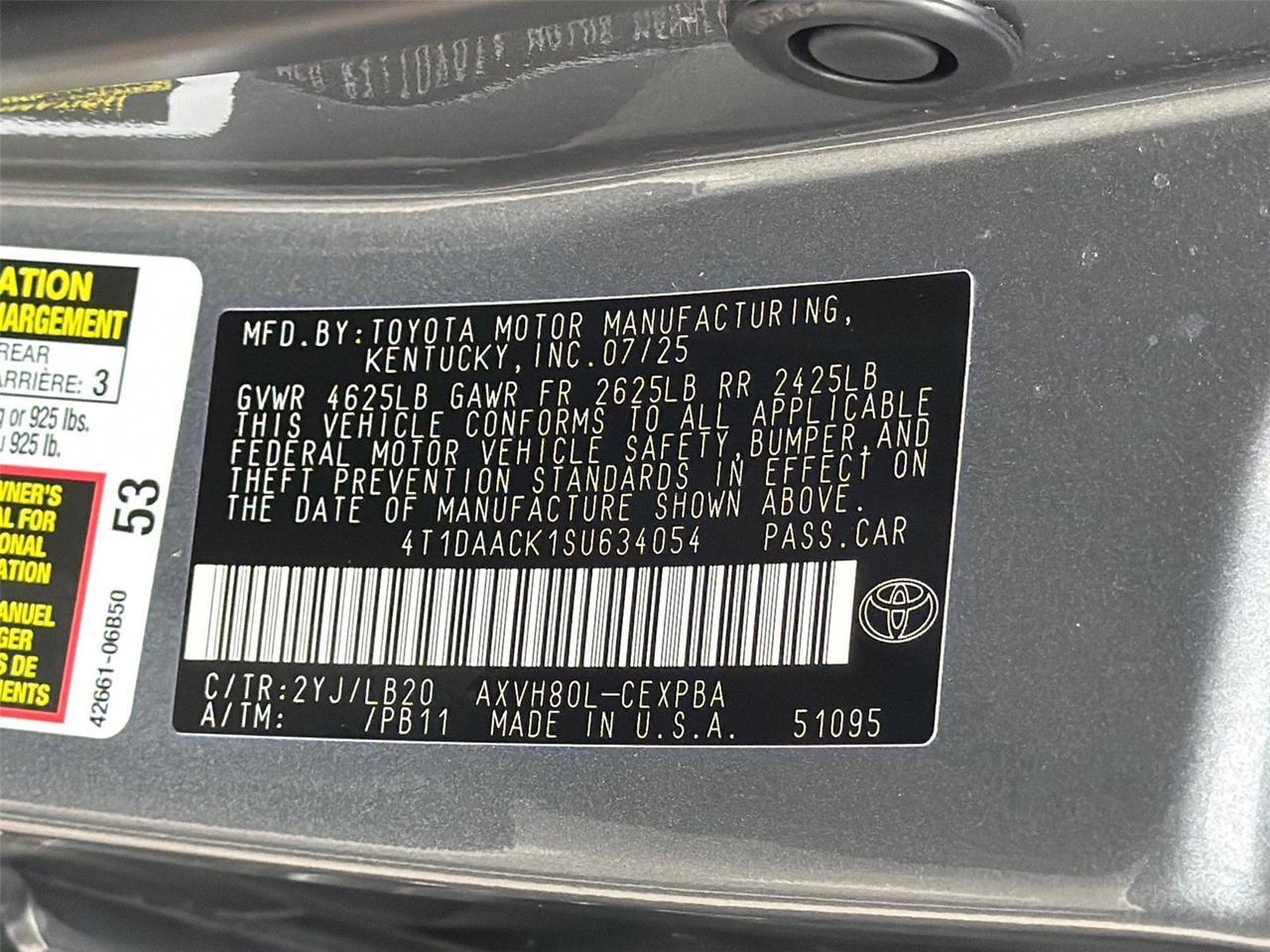 2025 Toyota Camry XSE Hagerstown MD