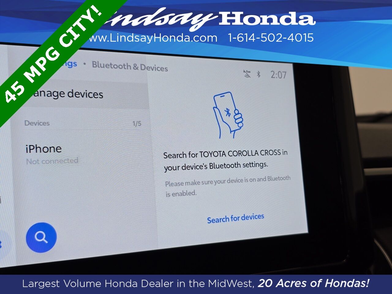 2025 Toyota Corolla Cross Hybrid S Columbus OH